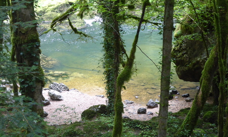 Badestelle im Doubs